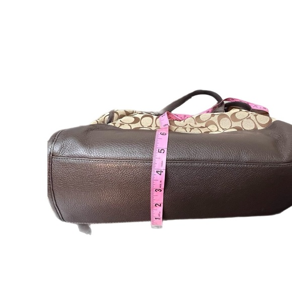 Coach Brown and Black Satchel - Picture 7 of 9